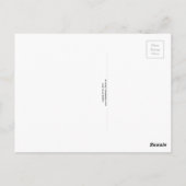 ハロウィーンの挨拶 – Crows ポストカード (裏面)