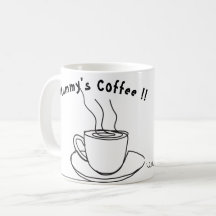 ハロウィーンの支払いミイラのコーヒー☕マグカップ