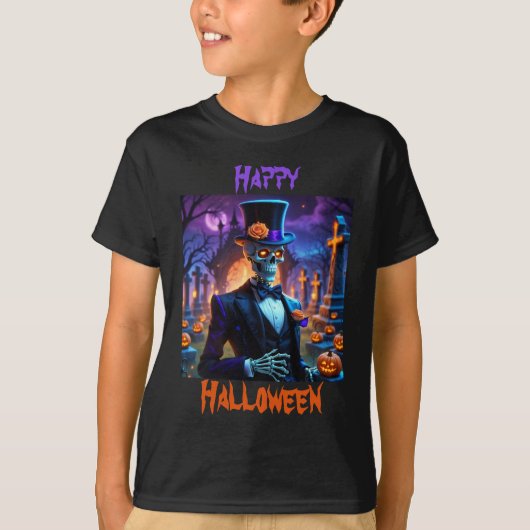 ハロウィーンの新郎 Tシャツ (正面)