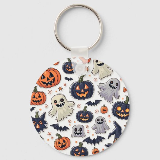 ハロウィーンの日のための特別キーチェーン。 キーホルダー (正面)