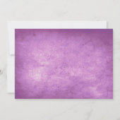 ハロウィーンの日をスパイダ結婚ーで保存する セーブザデート (裏面)