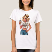 ハロウィーンの日を愛する少女 Tシャツ (正面)