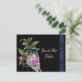 ハロウィーンの日を紫の愛の薬で保存 案内ポストカード (スタンド正面)