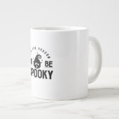 ハロウィーンの日不気味が来る ジャンボコーヒーマグカップ (正面右)