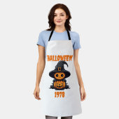 ハロウィーンの日 エプロン (着用した状態)