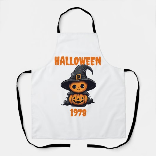 ハロウィーンの日 エプロン (正面)