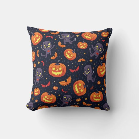 ハロウィーンの日 クッション (正面)