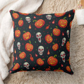 ハロウィーンの日 クッション (ブランケット)