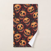 ハロウィーンの日 バスタオルセット (ハンドタオル)