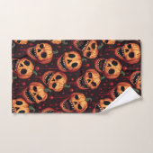 ハロウィーンの日 バスタオルセット (ハンドタオル)