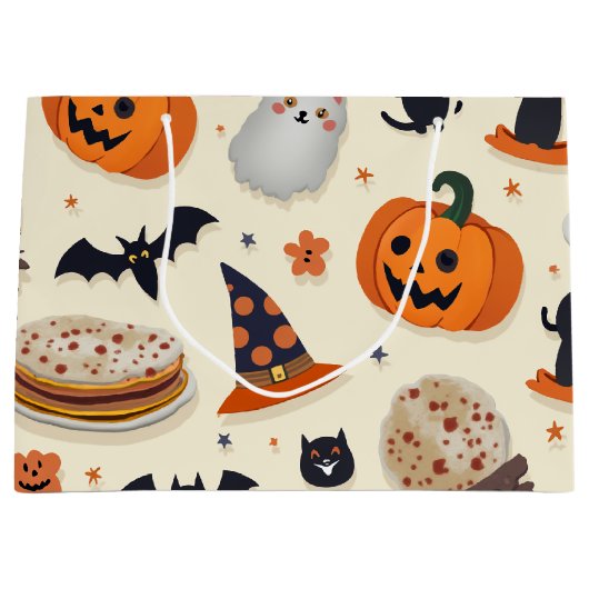 ハロウィーンの日 ラージペーパーバッグ (正面)