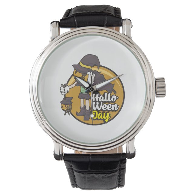 ハロウィーンの日 腕時計 (正面)