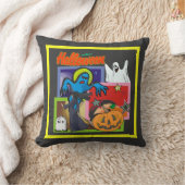 ハロウィーンの星 –  クッション (ブランケット)