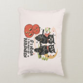 ハロウィーンの時間が早すぎることはない アクセントクッション (裏面(縦))