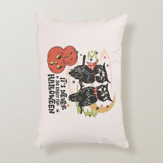 ハロウィーンの時間が早すぎることはない アクセントクッション (正面(垂直))