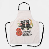 ハロウィーンの時間が早すぎることはない エプロン (正面)