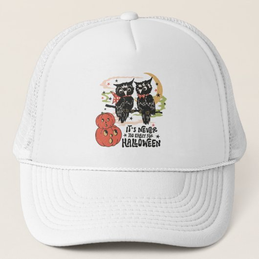 ハロウィーンの時間が早すぎることはない キャップ (正面)