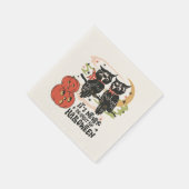 ハロウィーンの時間が早すぎることはない スタンダードカクテルナプキン (角)