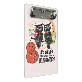 ハロウィーンの時間が早すぎることはない ミニクリップボード (アングル)