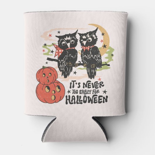 ハロウィーンの時間が早すぎることはない 缶クーラー (正面)