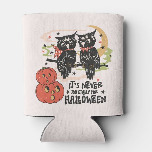 ハロウィーンの時間が早すぎることはない 缶クーラー (裏面)