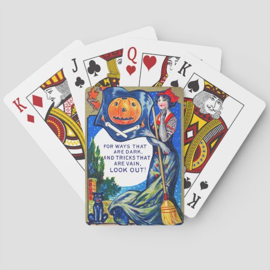 ハロウィーンの時間を見るフォールン トランプ (裏面)