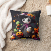 ハロウィーンの時間（彼女のために） クッション (ブランケット)