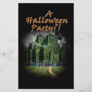 ハロウィーンの暗幽霊のよく出るい側面 チラシ