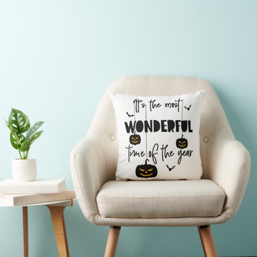 ハロウィーンの最も素晴らしい時期だ クッション (椅子)