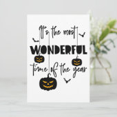 ハロウィーンの最も素晴らしい時期だ サンキューカード (スタンド正面)