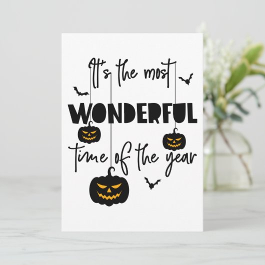 ハロウィーンの最も素晴らしい時期だ サンキューカード (スタンド正面)