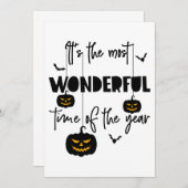 ハロウィーンの最も素晴らしい時期だ サンキューカード (正面/裏面)
