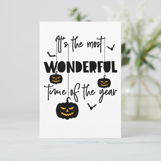 ハロウィーンの最も素晴らしい時期だ サンキューカード (スタンド正面)