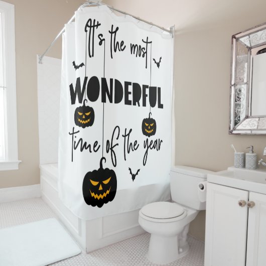 ハロウィーンの最も素晴らしい時期だ シャワーカーテン (インサイチュ)