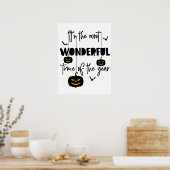 ハロウィーンの最も素晴らしい時期だ ポスター (キッチン)