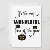 ハロウィーンの最も素晴らしい時期だ 招待状 (正面)