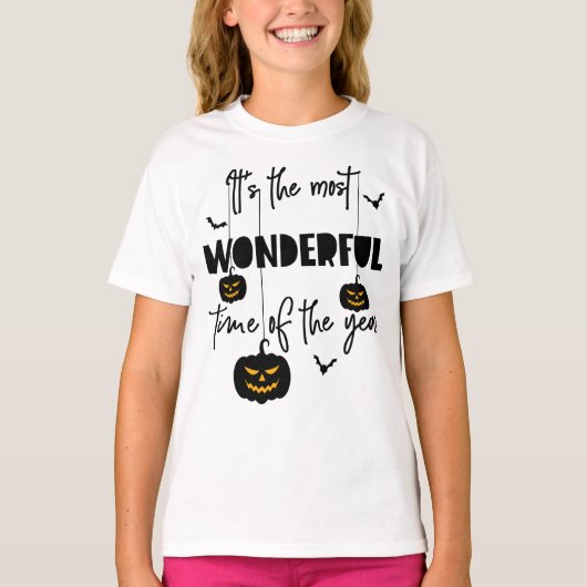 ハロウィーンの最も素晴らしい時期だ Tシャツ (正面)