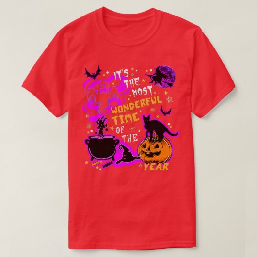 ハロウィーンの最も素晴らしい時期だ Tシャツ (デザイン正面)