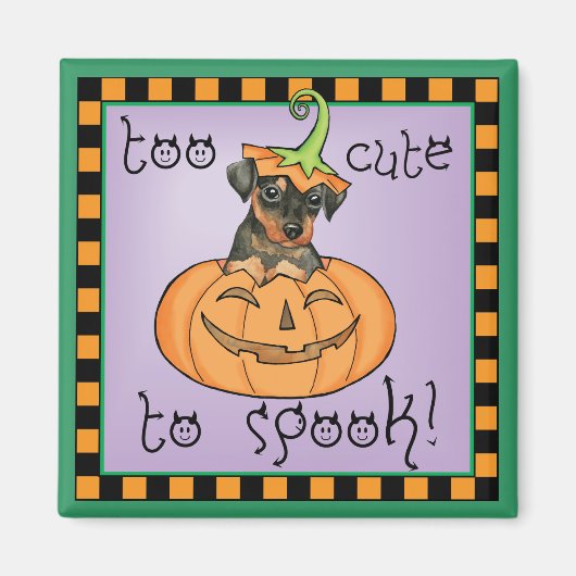 ハロウィーンの最小ピン マグネット (正面)