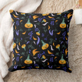 ハロウィーンの森の枕 クッション (ブランケット)