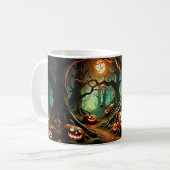 ハロウィーンの森へ コーヒーマグカップ (正面左)
