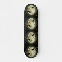 ハロウィーンの森，こうもり，風景