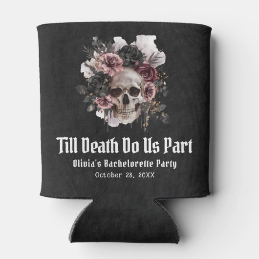 ハロウィーンの死が私たちのパートバチェロレッテ 缶クーラー (裏面)