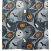 ハロウィーンの死の夜 シャワーカーテン (正面)