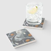 ハロウィーンの死の夜 ストーンコースター (横)