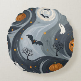 ハロウィーンの死の夜 ラウンドクッション