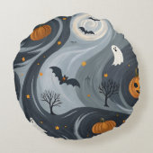 ハロウィーンの死の夜 ラウンドクッション (裏面)