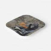 ハロウィーンの死神のカスタマイズ ペーパープレート (傾斜あり)