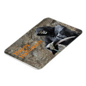 ハロウィーンの死神のカスタマイズ マグネット (左側)