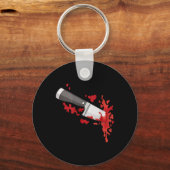 ハロウィーンの殺人の衣装ナイフのナイフ キーホルダー (正面)